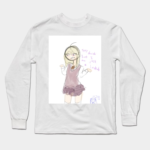 Kaede Is Just A Lesbiab Long Sleeve T-Shirt by nhitori